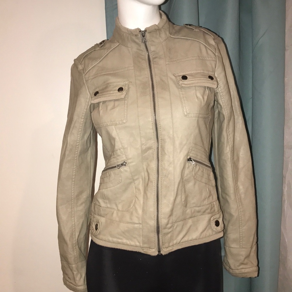 Collection by Bernardo-Leather jacket